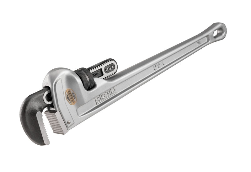 RIDGID 31105 824 24 inch Aluminum Straight Pipe Wrench
