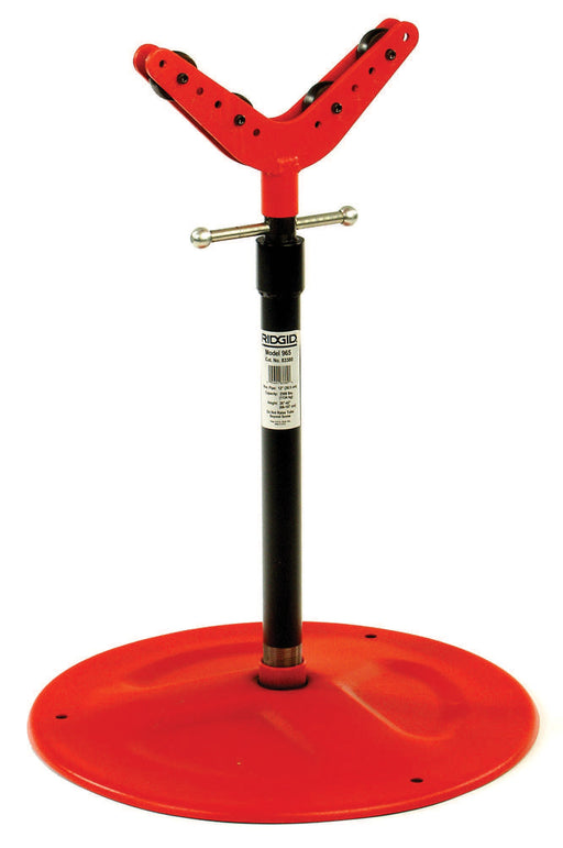 RIDGID 83380 965 26" - 42" Adjustable Support Stand for Groovers