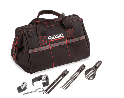 RIDGID 61625 Standard Equipment Tool Kit for K-60-SE, includes: –T-101 Straight Auger –T-102 Funnel Aug