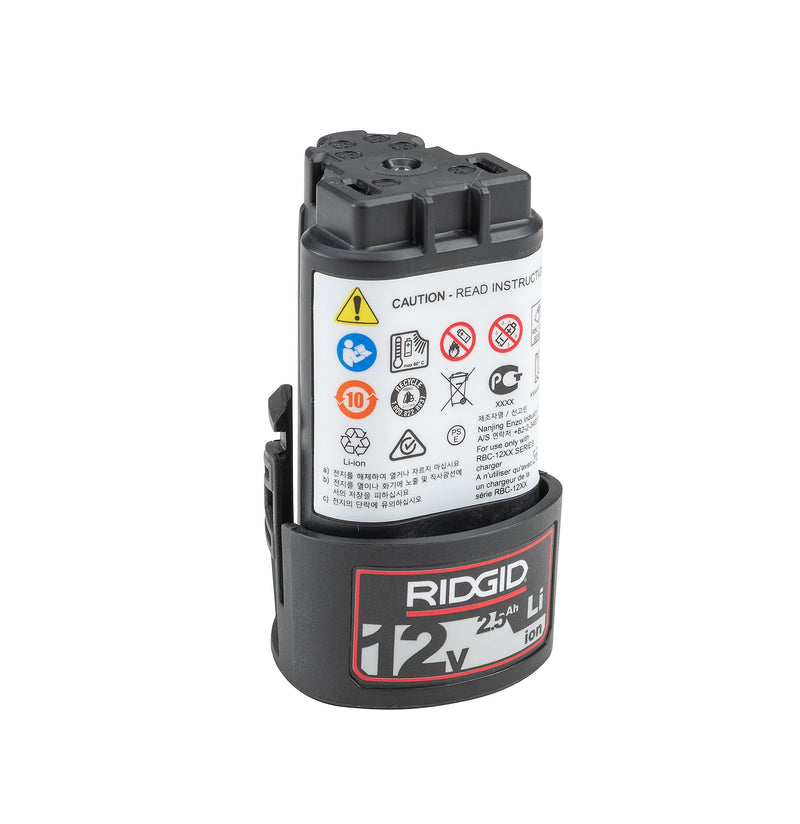 RIDGID 55183 12V Advanced Lithium 2.5Ah Battery