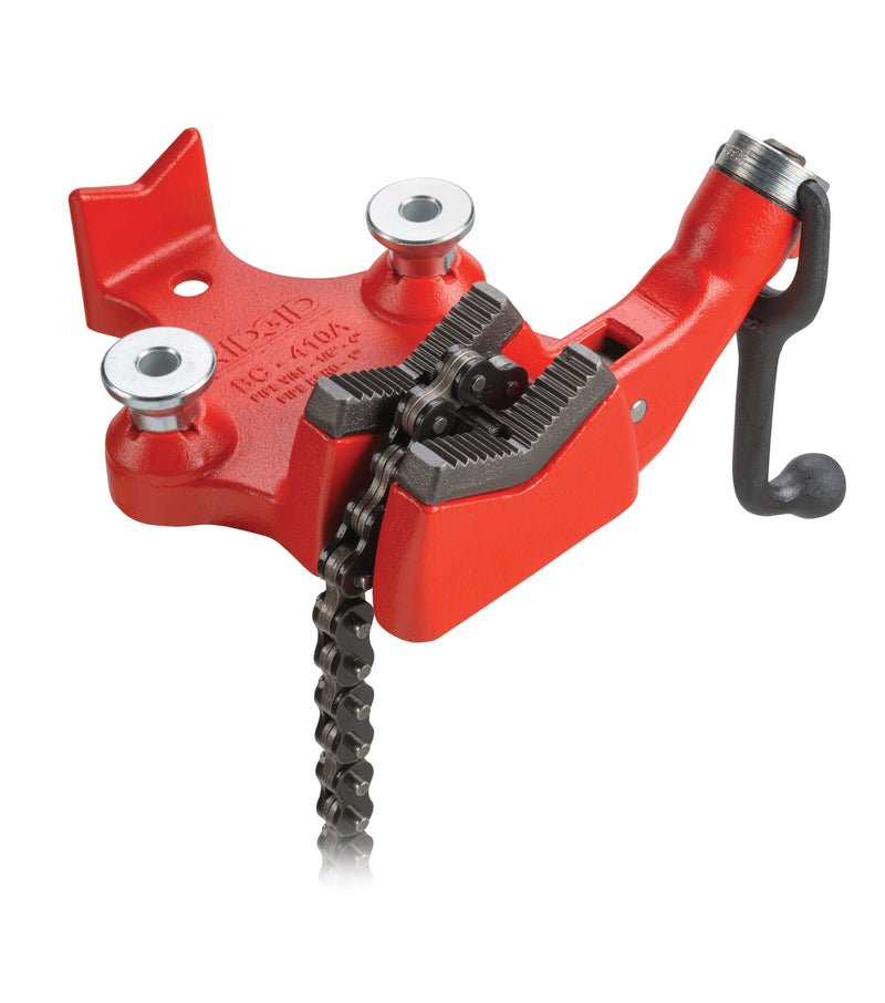 RIDGID 40195 BC410A 1/8" - 4" Top Screw Bench Chain Vise