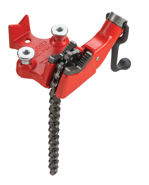 RIDGID 40185 BC210A 1/8" - 2-1/2" Top Screw Bench Chain Vise