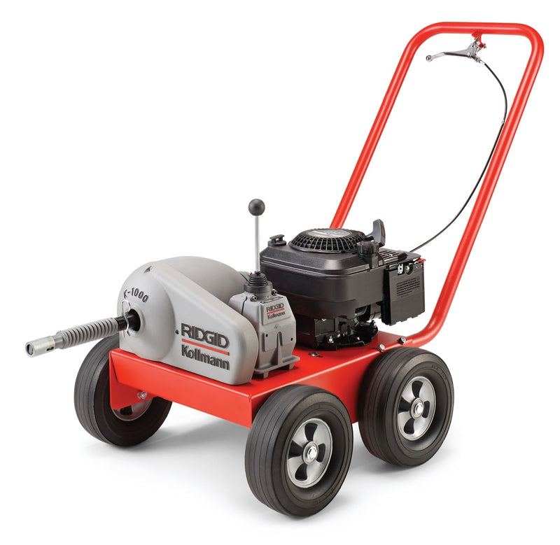 RIDGID 84295 Rodder Machine, same as above, plus: – 20 Sections of A-2475, 5⁄16" (8 mm) Rod, Total of 1
