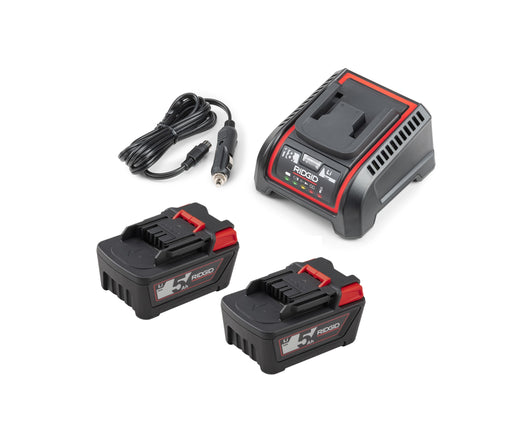 RIDGID 45433 2 BAT/1 Chrgr Eu 5.0 Set Of
