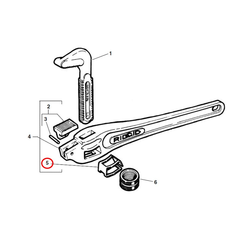RIDGID 32515 Flat 24 Offset Wrench Spring