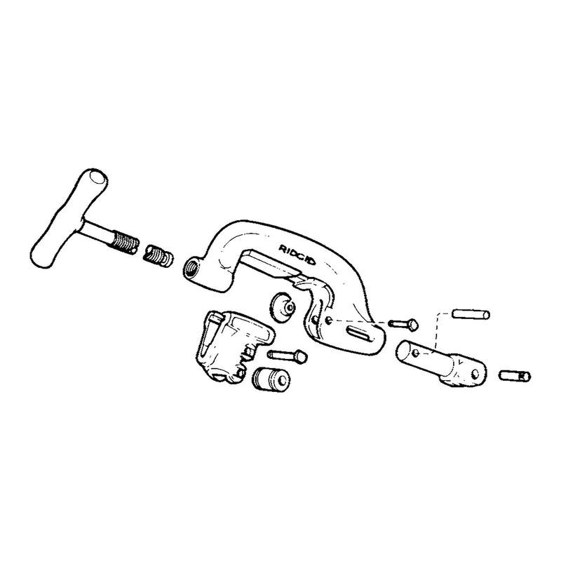 RIDGID 42385 exploded parts diagram